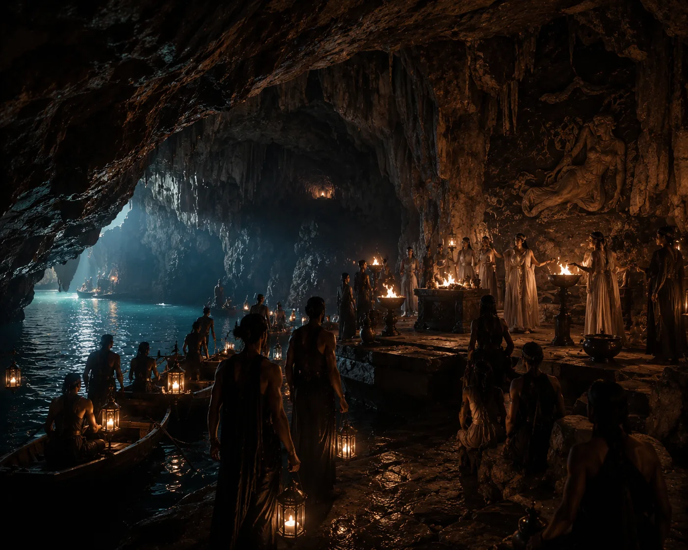 Porto Heli sea caves